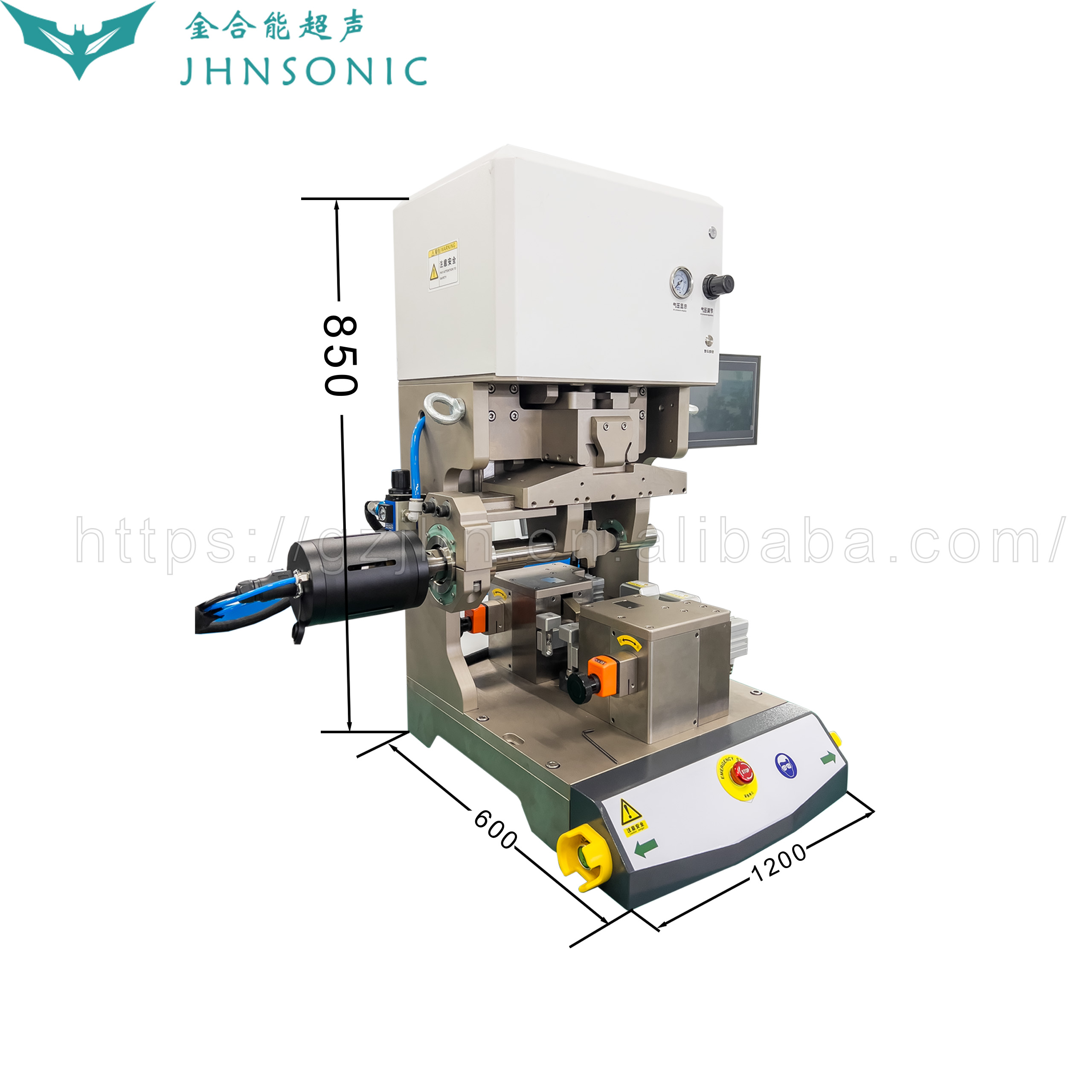 Factory Price JHN-2080-T03 220V 8000W Ultra Sonic Metal Welding Machine Soldering Terminals for Copper Nickel Aluminum