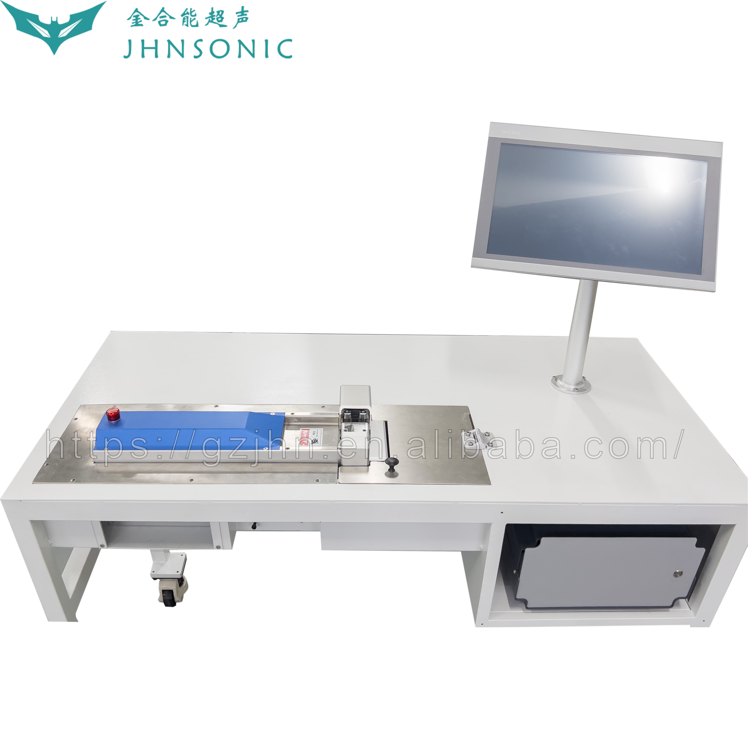 ماكينة لحام بالموجات فوق الصوتية جديدة التصميم بقدرة 3000 واط وشاشة لمس 4 بوصة، تتميز بقوة لحام عالية وحزمة أسلاك جديدة.