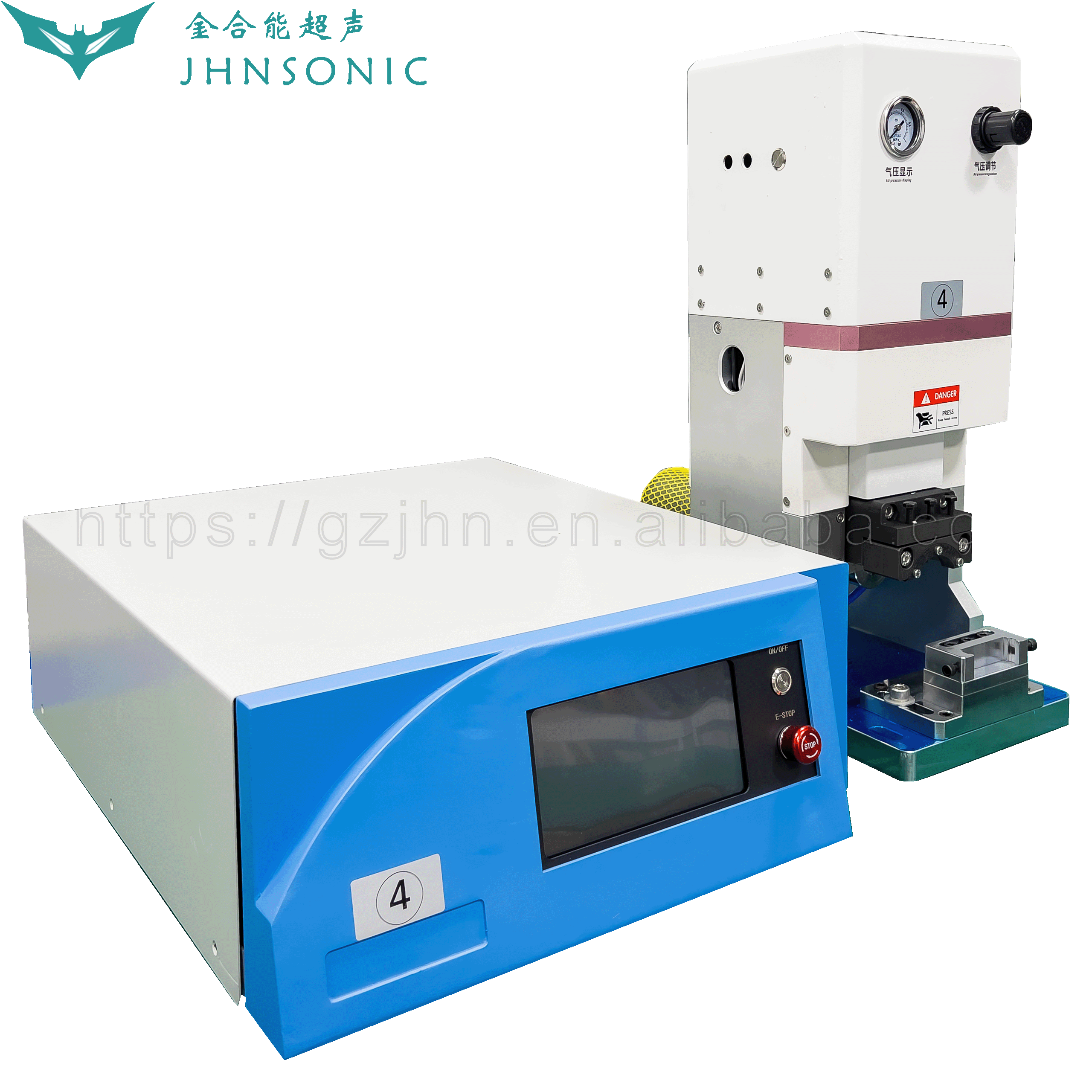 ماكينة لحام طرفية أوتوماتيكية تعمل بالموجات فوق الصوتية مع تحديد الموقع البصري